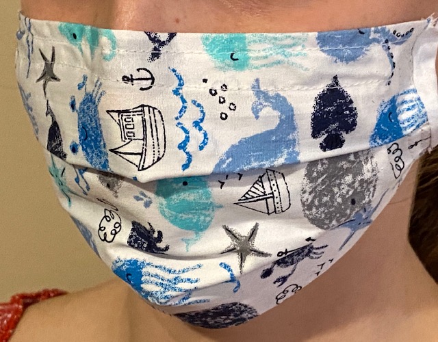 Sea Face Mask Jessie's Design